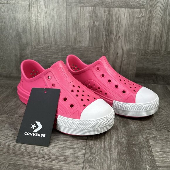 Converse Taylor All Star Play Lite CX Kids size 3 Pink Rubber Shoes - Picture 5 of 8